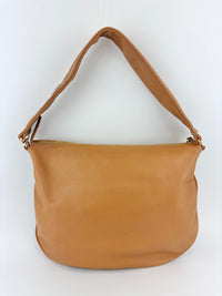 Caramel Swing Leather Shoulder Bag