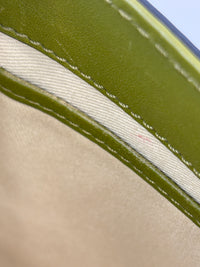 Rockstud Medium Glam Lock Flap Bag in Green / Orange / Brown