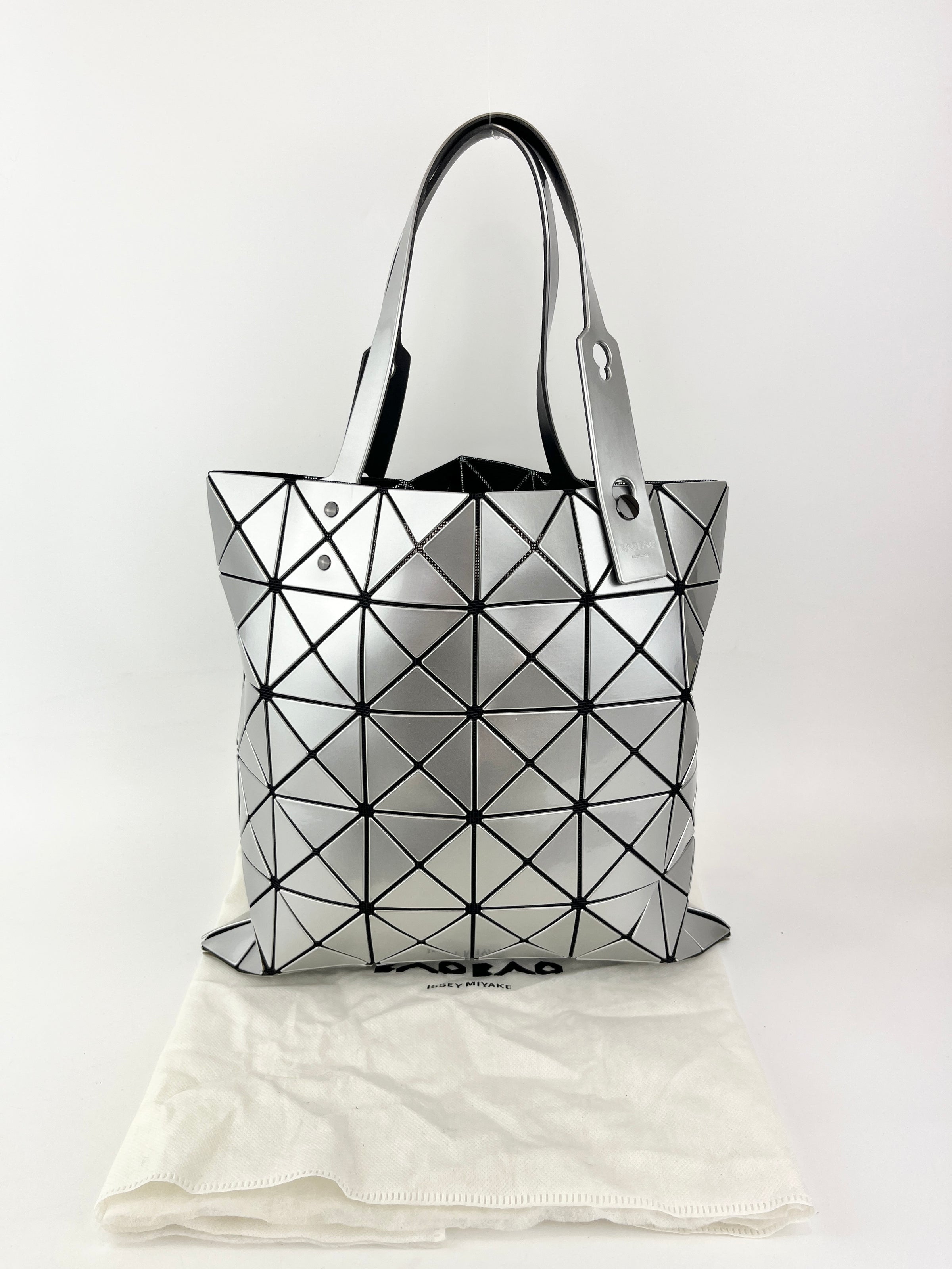 Bao Bao Lucent Tote Bag in Silver