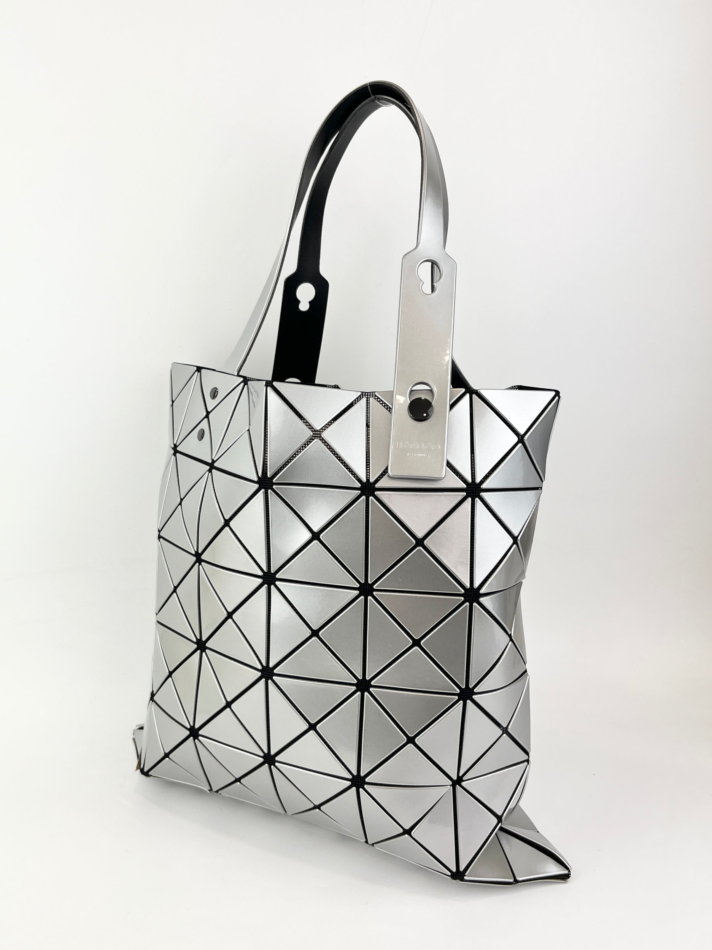 Bao Bao Lucent Tote Bag in Silver