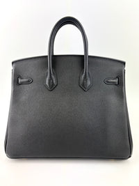 Birkin 25 Black Epsom GHW