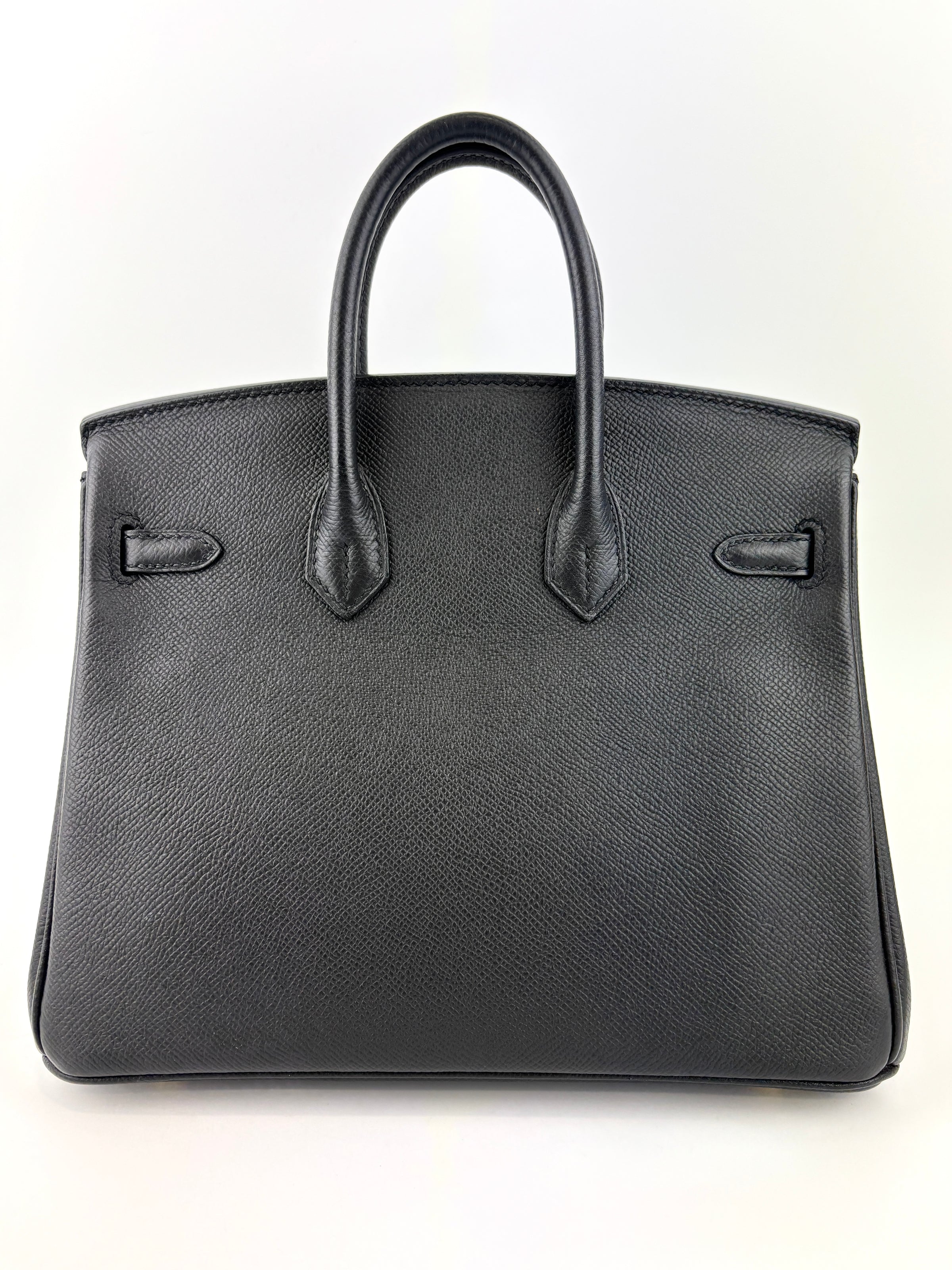 Birkin 25 Black Epsom GHW