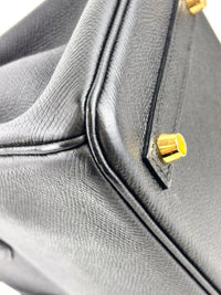 Birkin 25 Black Epsom GHW