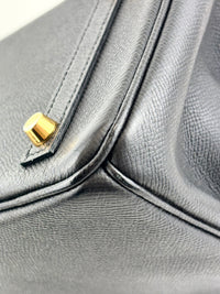Birkin 25 Black Epsom GHW
