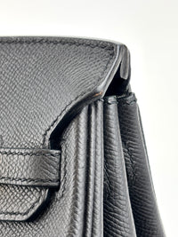 Birkin 25 Black Epsom GHW