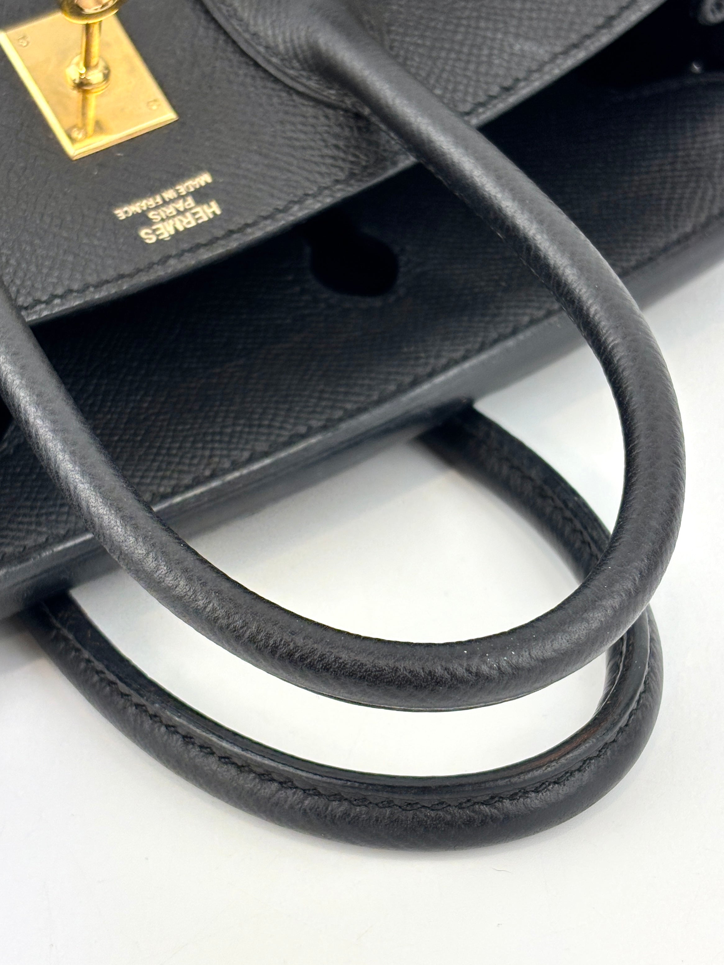 Birkin 25 Black Epsom GHW