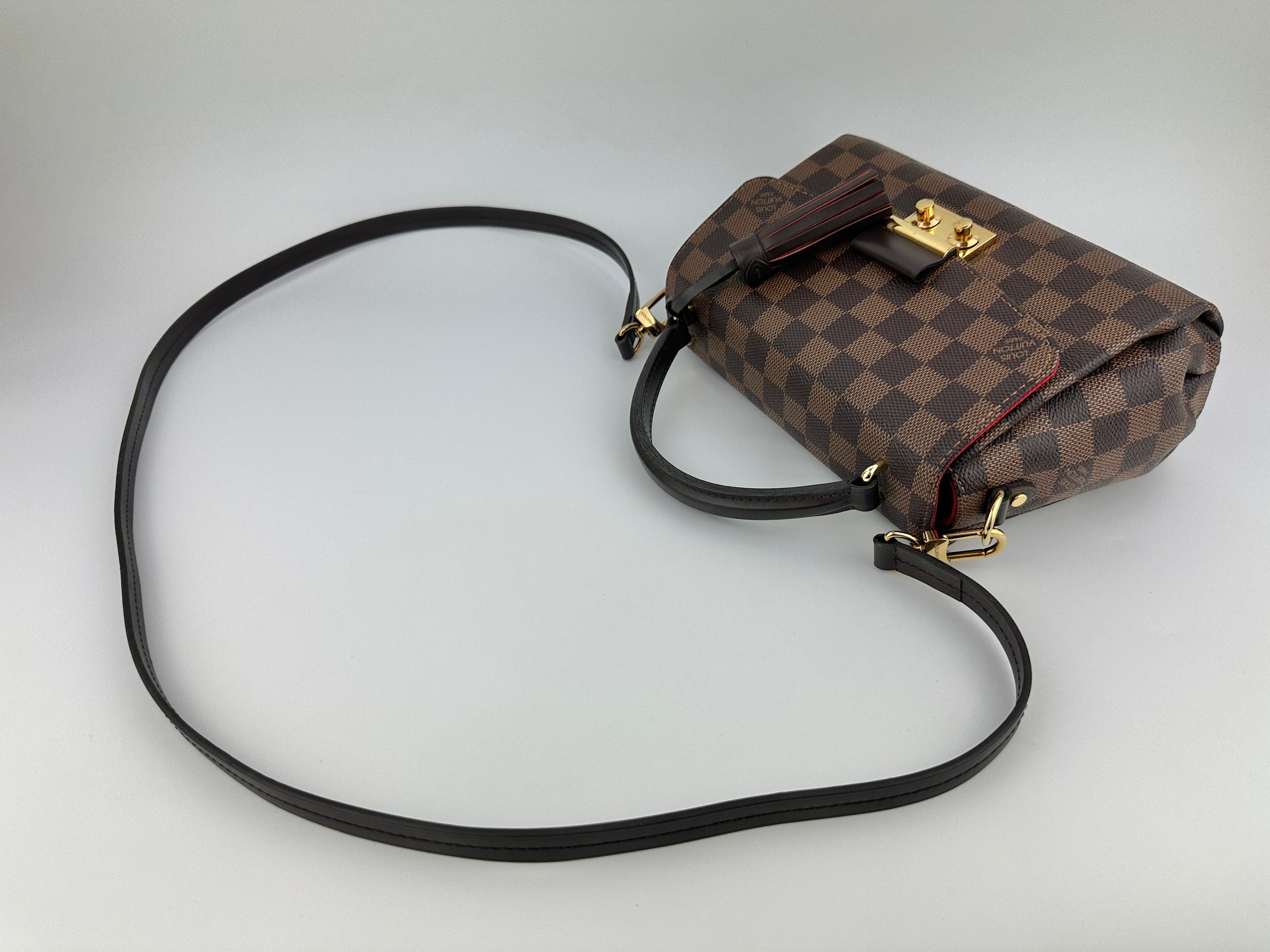 N53000 Croisette Damier Ebene Canvas Bag