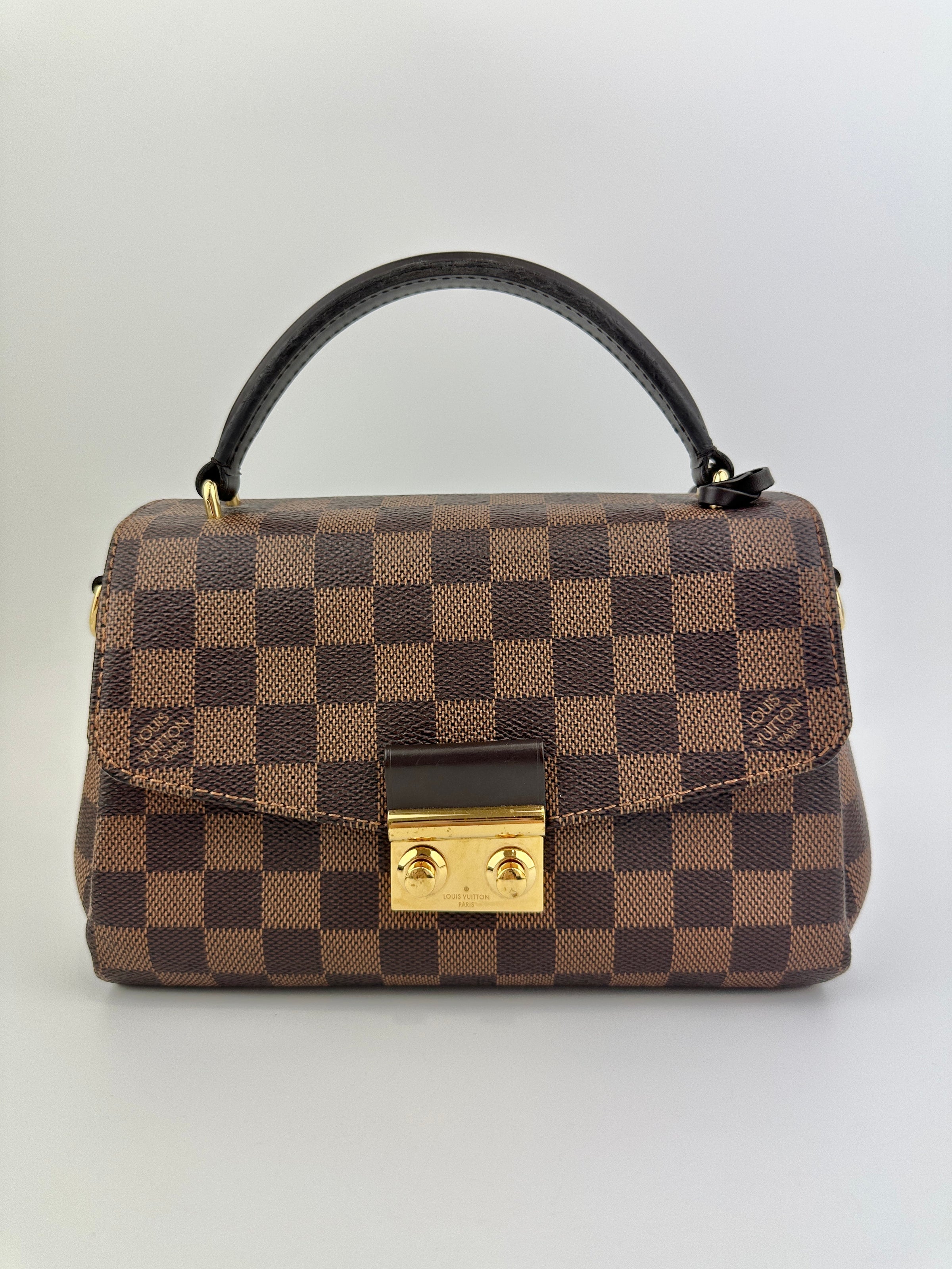 N53000 Croisette Damier Ebene Canvas Bag