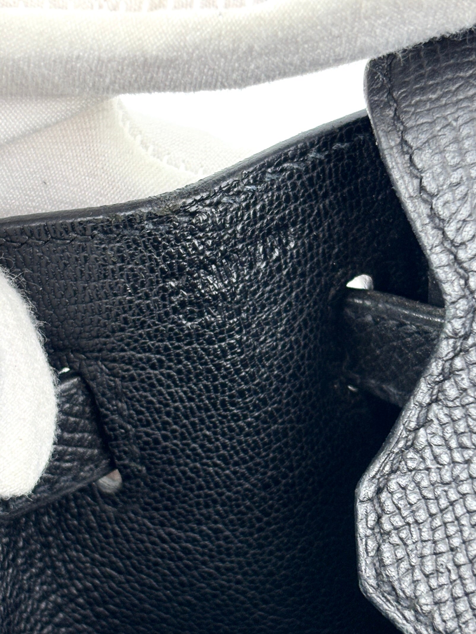 Birkin 25 Black Epsom GHW