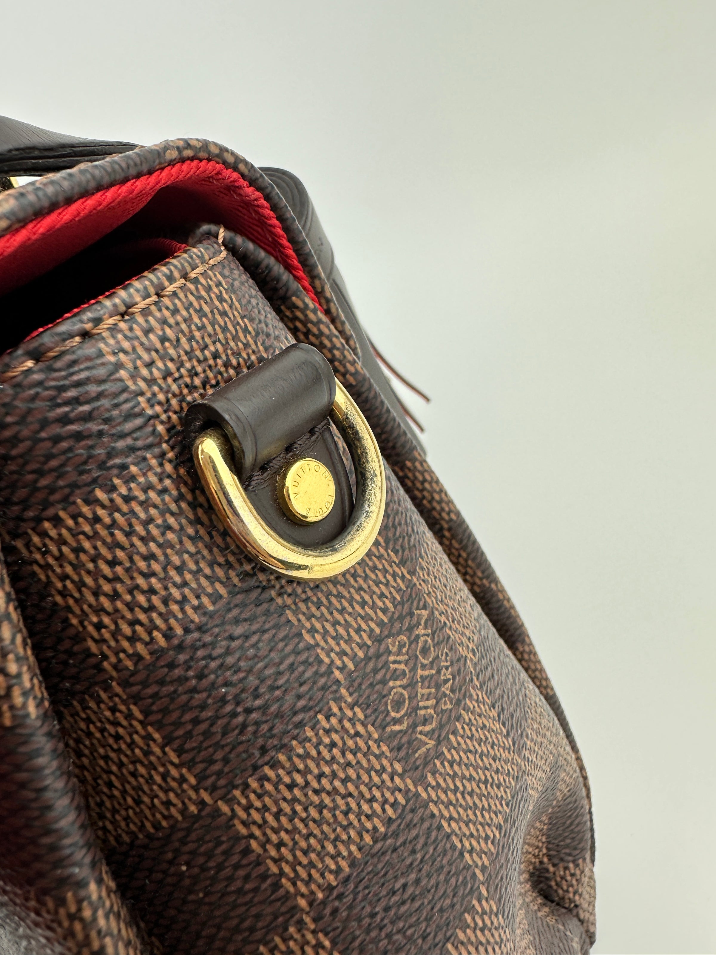 N53000 Croisette Damier Ebene Canvas Bag