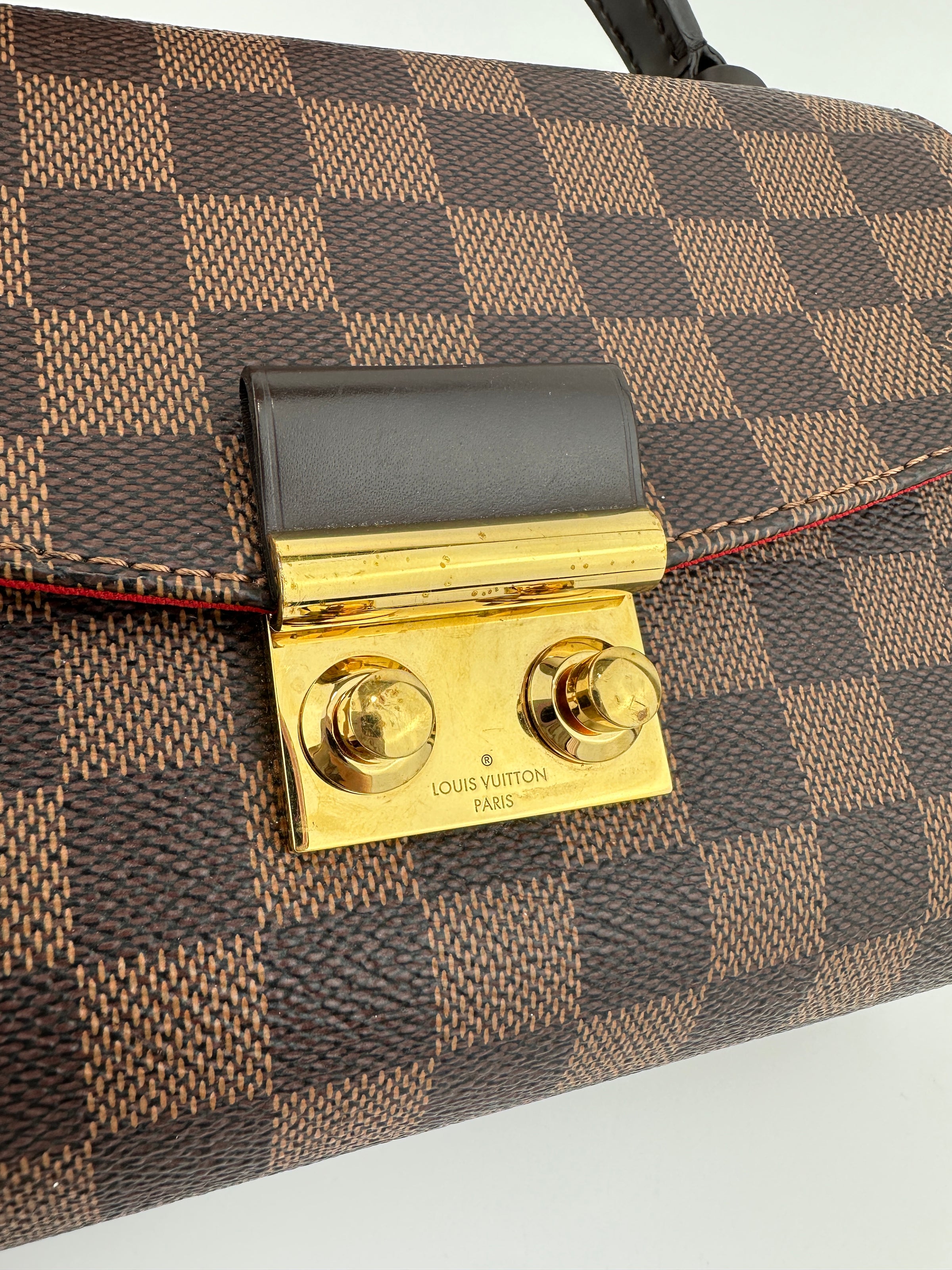 N53000 Croisette Damier Ebene Canvas Bag