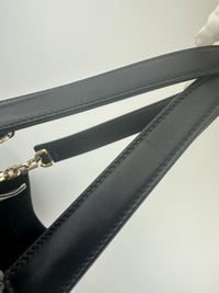 Essential Archi Black Calfskin Leather Cannage Tote Bag