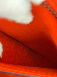 Celine Micro Luggage Tote in Vermillion (Red-Orange)