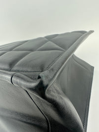 Essential Archi Black Calfskin Leather Cannage Tote Bag