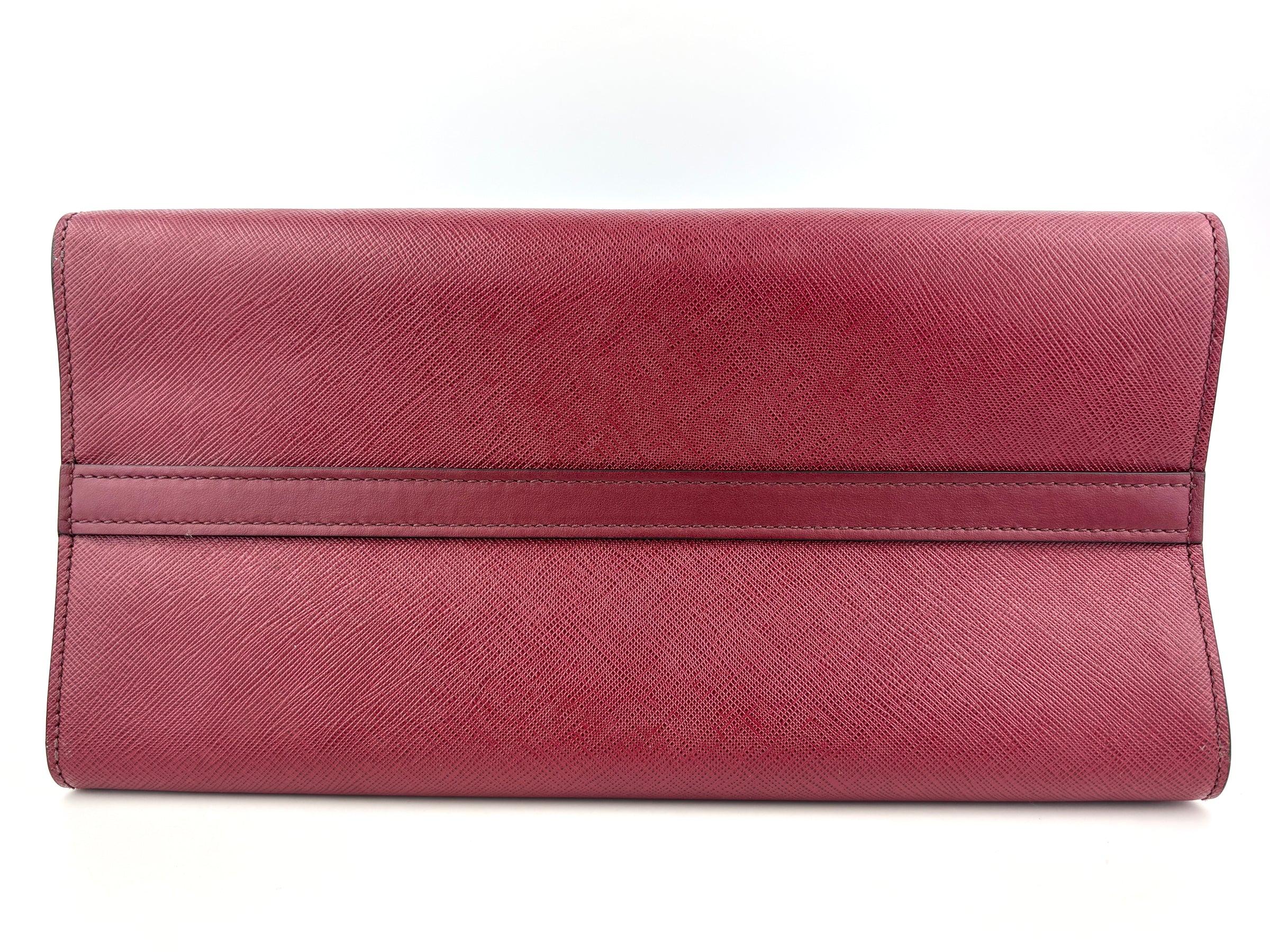 1BA046 Esplanade Satchel Red/Black Saffiano and City Calf Leather