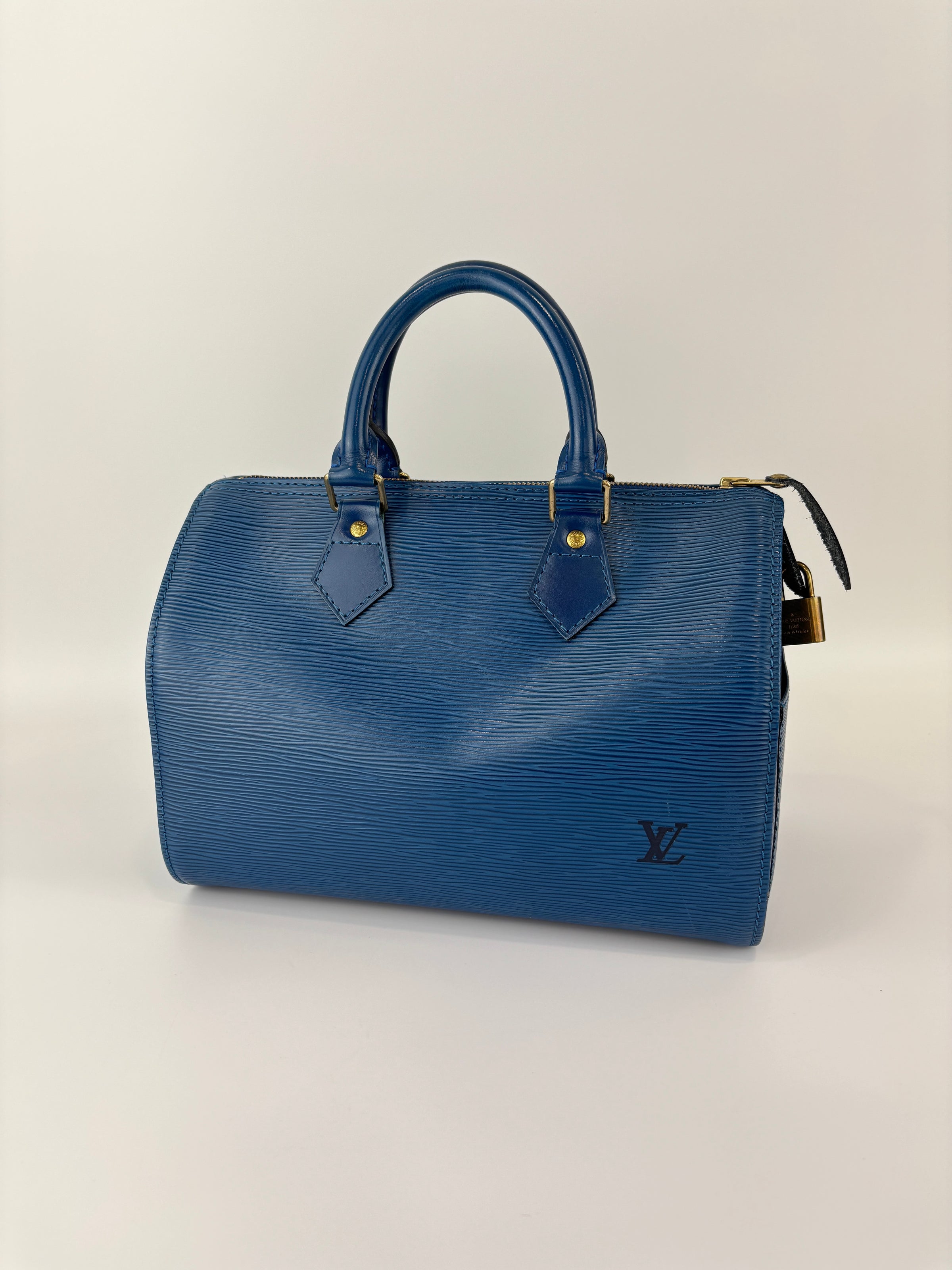 Speedy 25 in Blue Epi Leather
