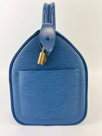 Speedy 25 in Blue Epi Leather