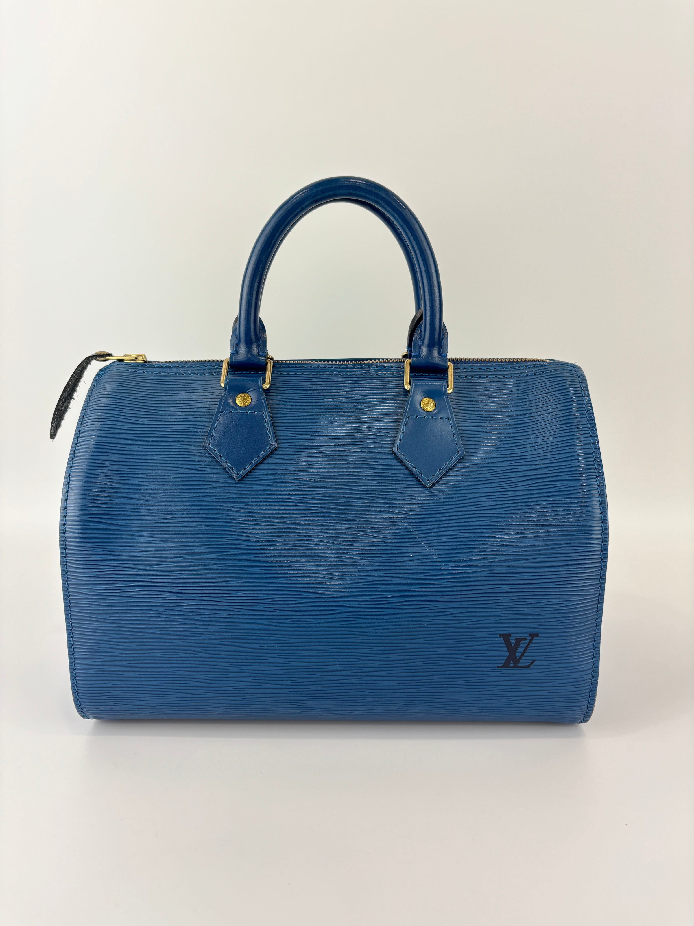 Speedy 25 in Blue Epi Leather