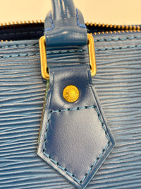 Speedy 25 in Blue Epi Leather