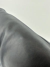 Gancini Large Flip-Lock Black Patent / Calfskin Crossbody Bag