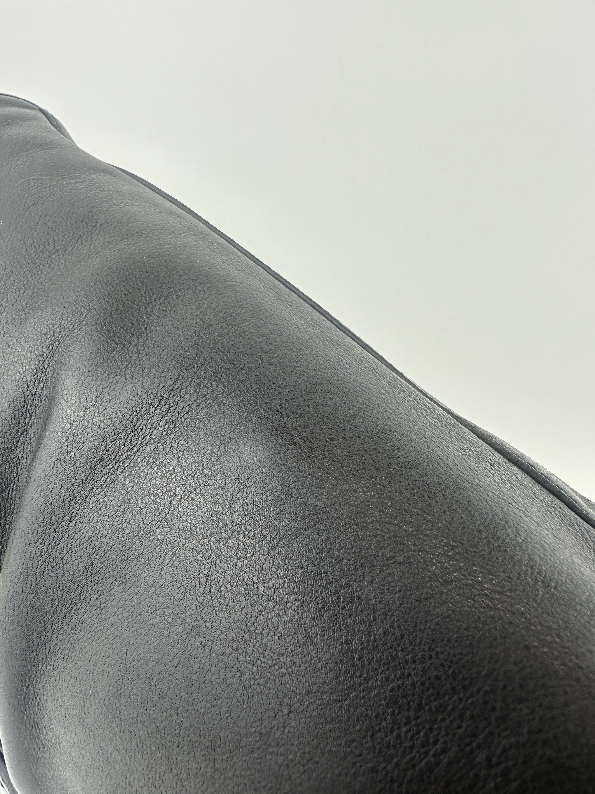 Gancini Large Flip-Lock Black Patent / Calfskin Crossbody Bag