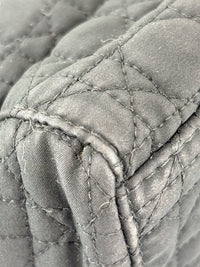 Vintage Small Lady Dior in Black Quilted Nylon
