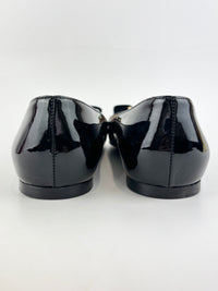 Emy Ballet Flat Black Patent Leather Size 38.5