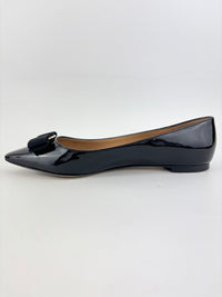 Emy Ballet Flat Black Patent Leather Size 38.5