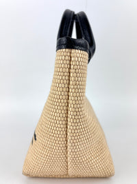 Le Panier Pliage S Canvas Basket Bag