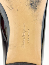 Emy Ballet Flat Black Patent Leather Size 38.5