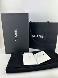 25P Polly Pocket Black Caviar Purse with Chain GHW