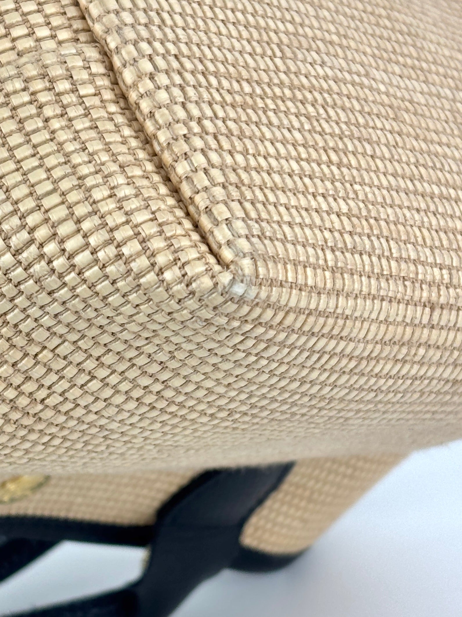 Le Panier Pliage S Canvas Basket Bag