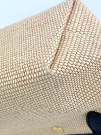 Le Panier Pliage S Canvas Basket Bag