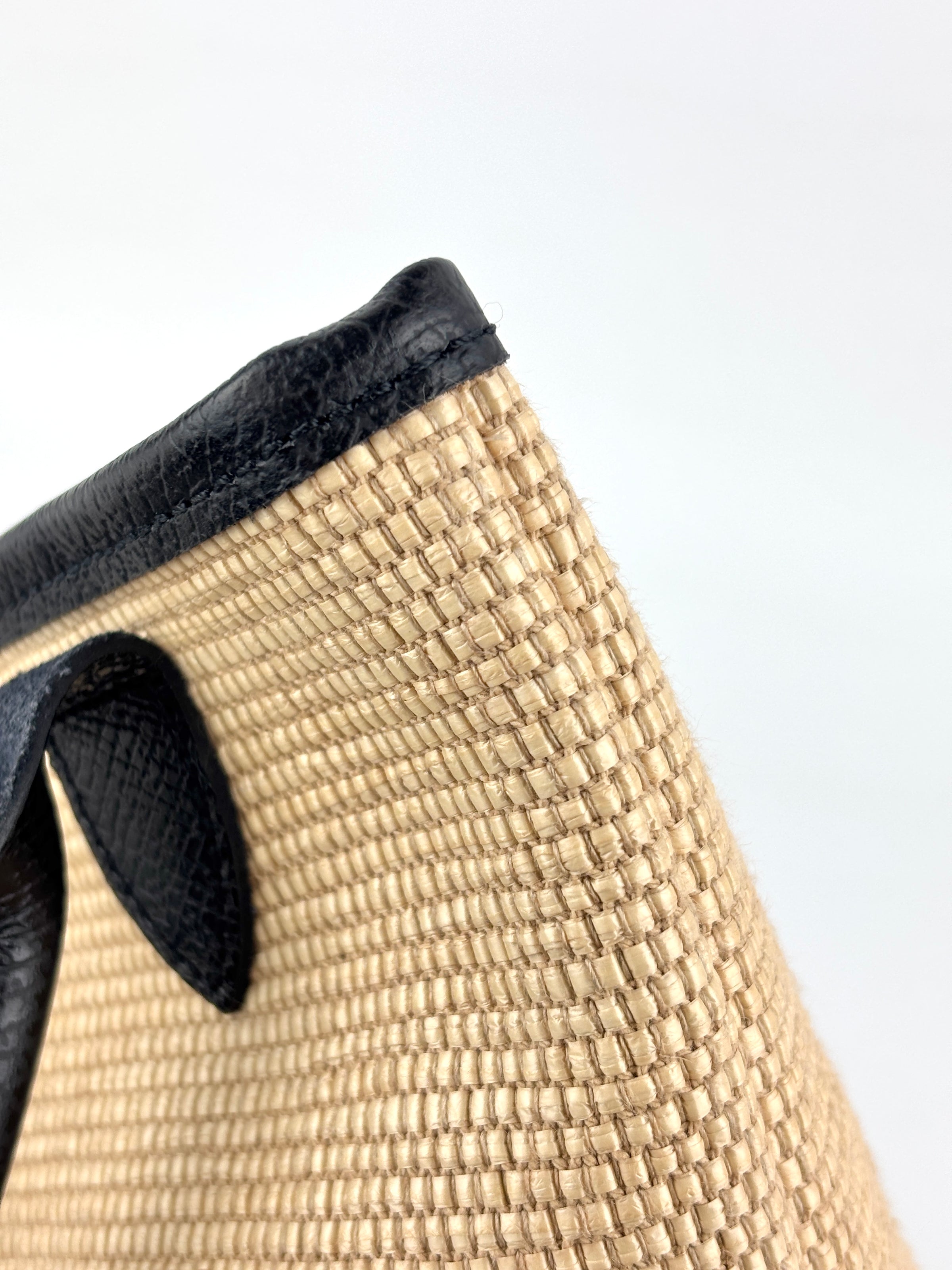 Le Panier Pliage S Canvas Basket Bag