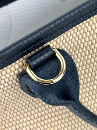 Le Panier Pliage S Canvas Basket Bag