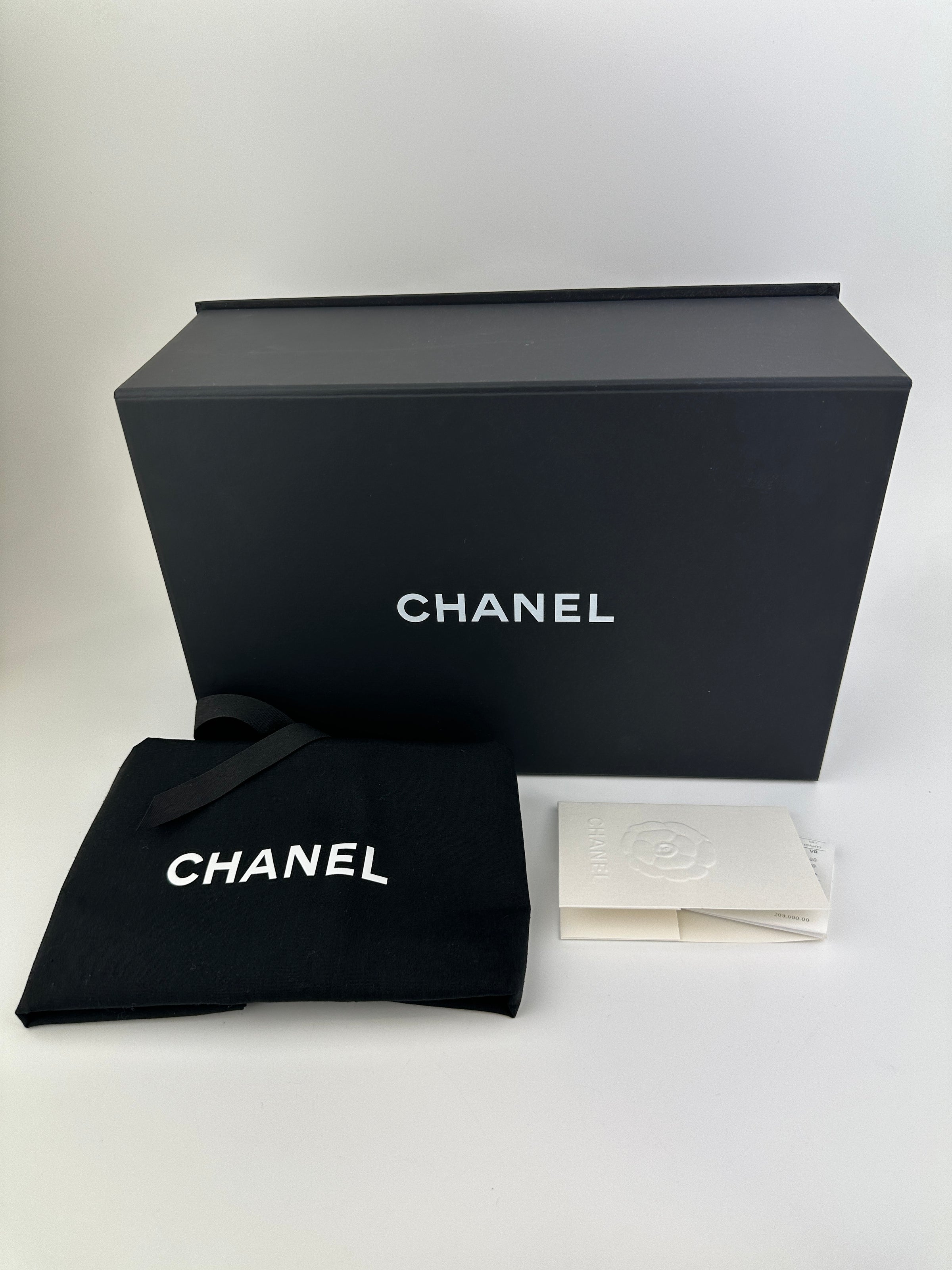 Mini 22 Black Shiny Calfskin & Gold-Tone Metal