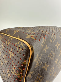 Limited Edition Speedy 30 Monogram Perforated Orange Bag