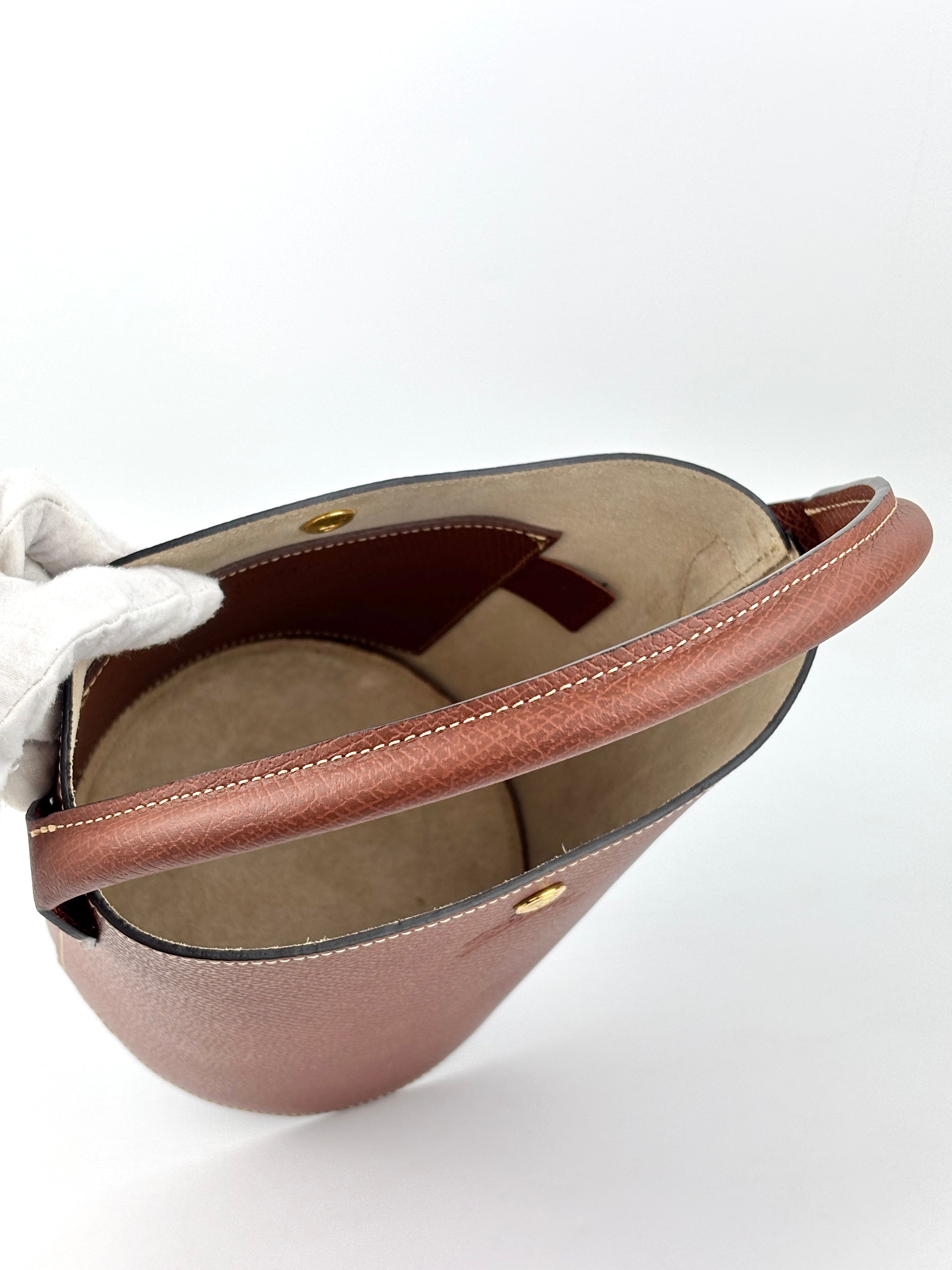 Brown Epure Small Bucket Bag