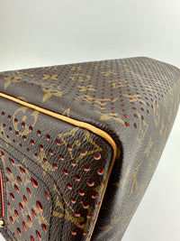 Limited Edition Speedy 30 Monogram Perforated Orange Bag