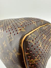 Limited Edition Speedy 30 Monogram Perforated Orange Bag