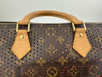 Limited Edition Speedy 30 Monogram Perforated Orange Bag