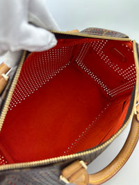 Limited Edition Speedy 30 Monogram Perforated Orange Bag