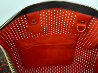 Limited Edition Speedy 30 Monogram Perforated Orange Bag
