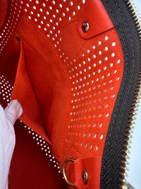 Limited Edition Speedy 30 Monogram Perforated Orange Bag