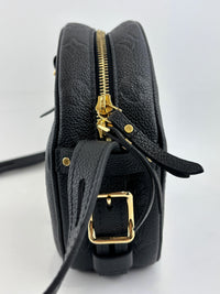 Boîte Chapeau Souple MM Black Monogram Empreinte Leather