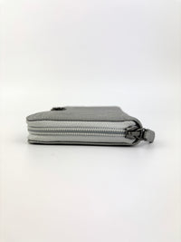 Boy Silver Chevron Quilted Zip Around Wallet RHW