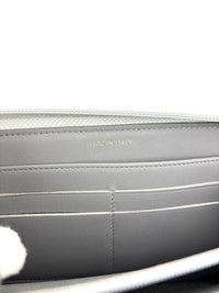 Boy Silver Chevron Quilted Zip Around Wallet RHW