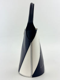 Epure Bucket Bag Navy and White