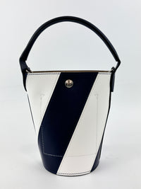Epure Bucket Bag Navy and White