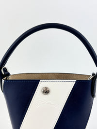 Epure Bucket Bag Navy and White